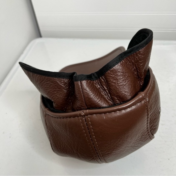 2022 Winter Beret Caps For Men PU Leather Solid Beret Hat  Men\'s Beret Leather Cap with flaps